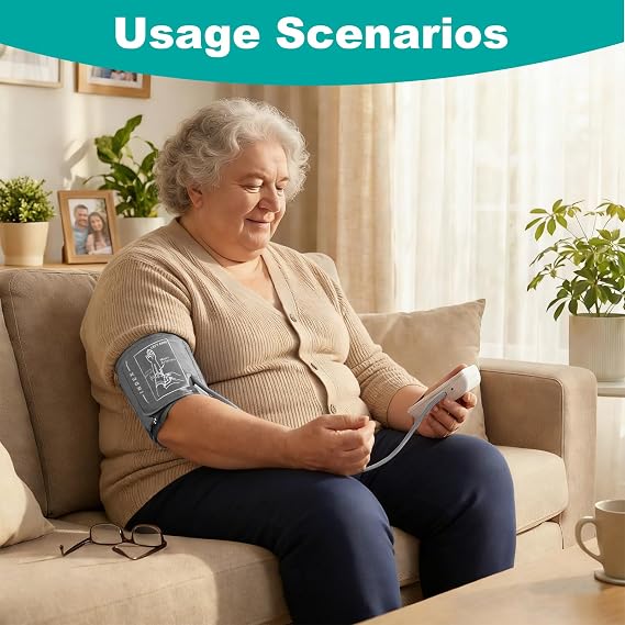 Extra Large Blood Pressure Cuff for Omron BP Monitors 22-52CM Big Arm