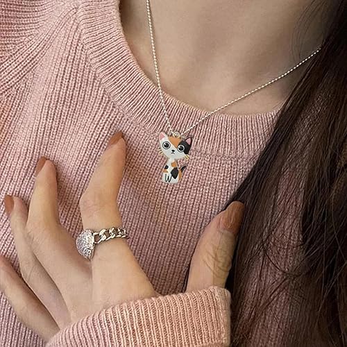 Miniatura 10 de 30 dijes de gato de aleación, esmaltados, coloridos dijes de gato esmaltados surtidos para hacer joyas, suministros de manualidades para hacer