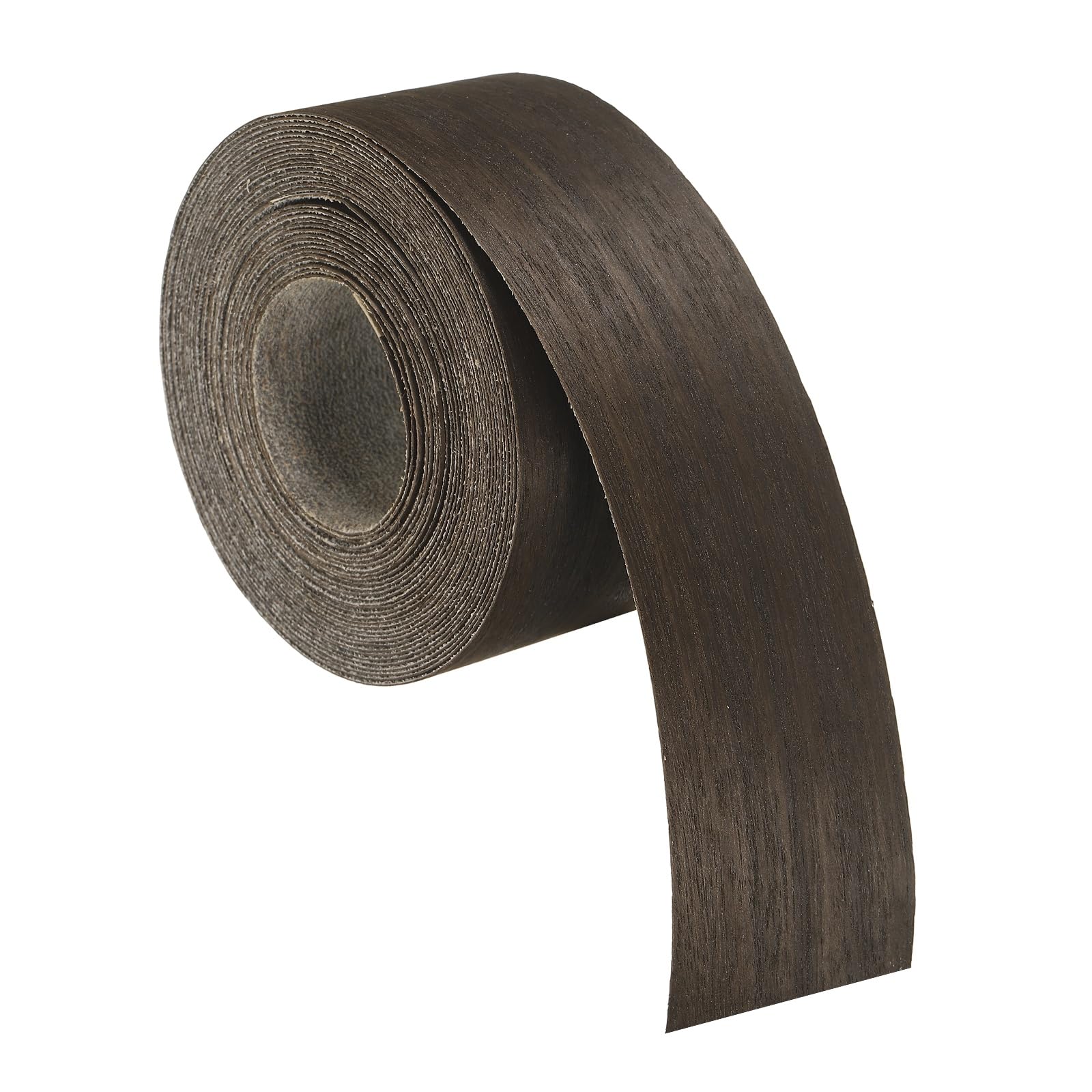 sourcing map 5cm x 8m Wood Veneer Edge Banding, Pre-Glued Flexible Eucalyptus Edging Strips, Iron on with Hot Melt Adhesive Wood Tape for Cabinet Repair and Furniture Restoration โ image 1