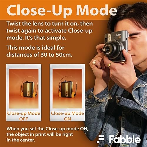 Miniatura 5 de Fujifilm Instax Mini 41 - Paquete de cámara de película instantánea con estuche Groovy, película de paquete doble (20 hojas), álbum de fotos (32