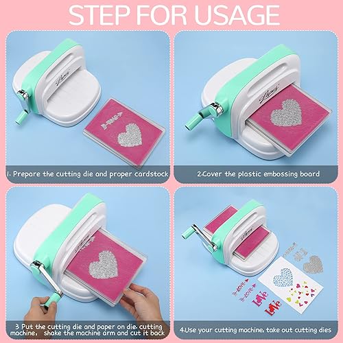 Miniatura 7 de 8 troqueles de San Valentín para hacer tarjetas, letras de amor, de metal, feliz San Valentín, troqueles de corte de corazón, plantillas para