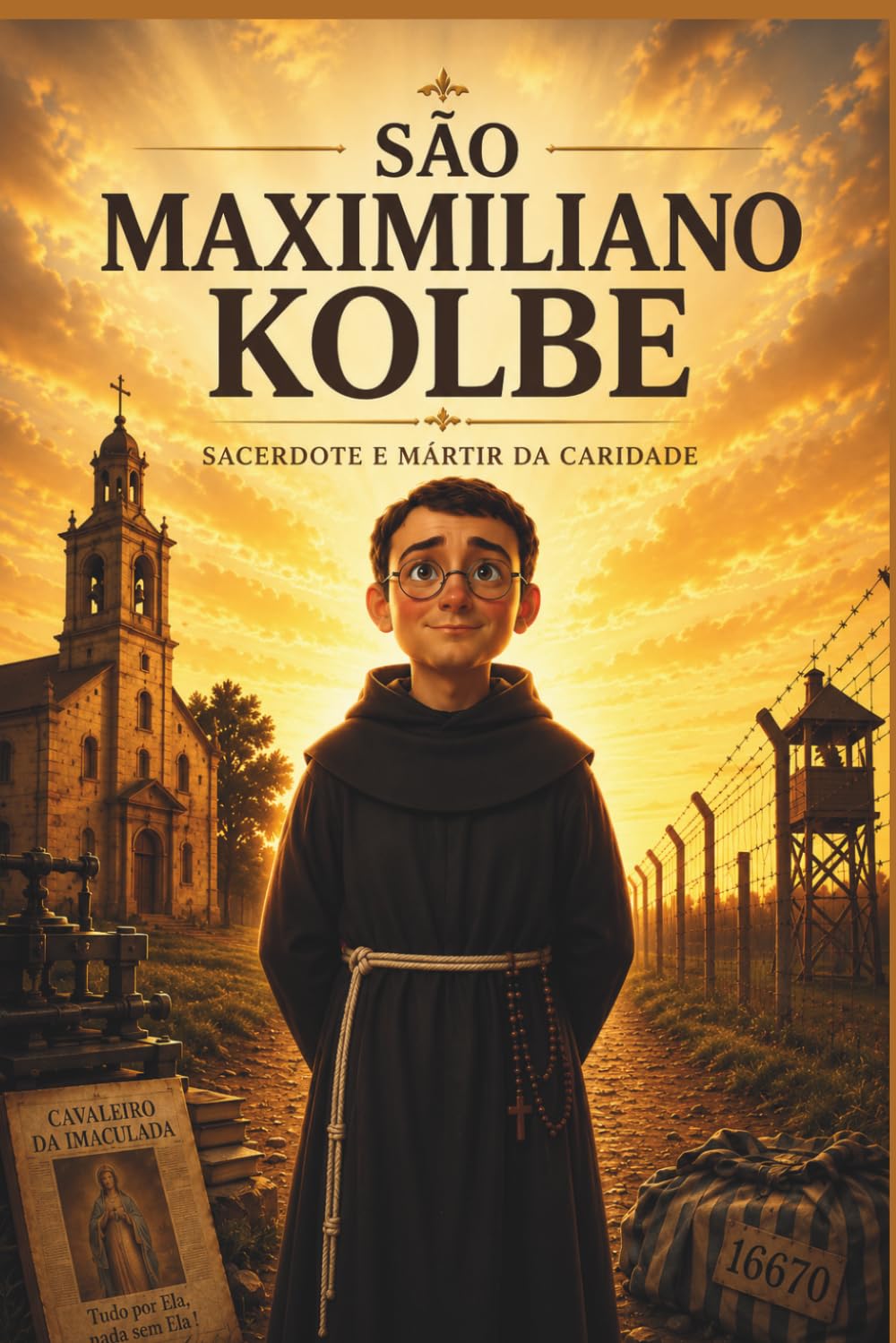 SÃO MAXIMILIANO KOLBE (Histórias de Santos para Crianças)