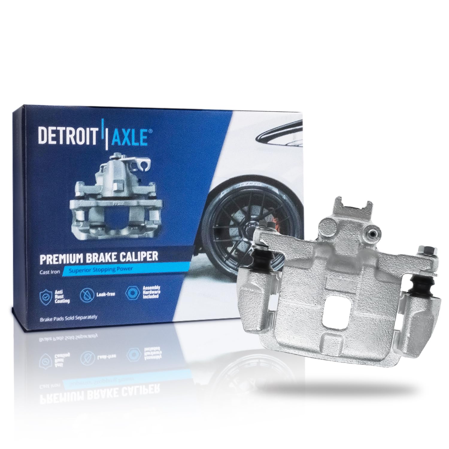 Detroit Axle - Rear Right Brake Caliper for 2002 2003 Subaru Impreza RS