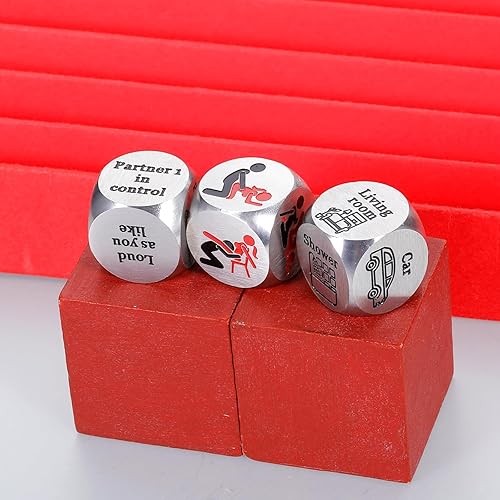 Miniatura 27 de VANLOVEMAC Regalos de despedida de soltera para novia, regalos de dados de noche de cita para pareja, dados de decisión de comida, divertidas ideas