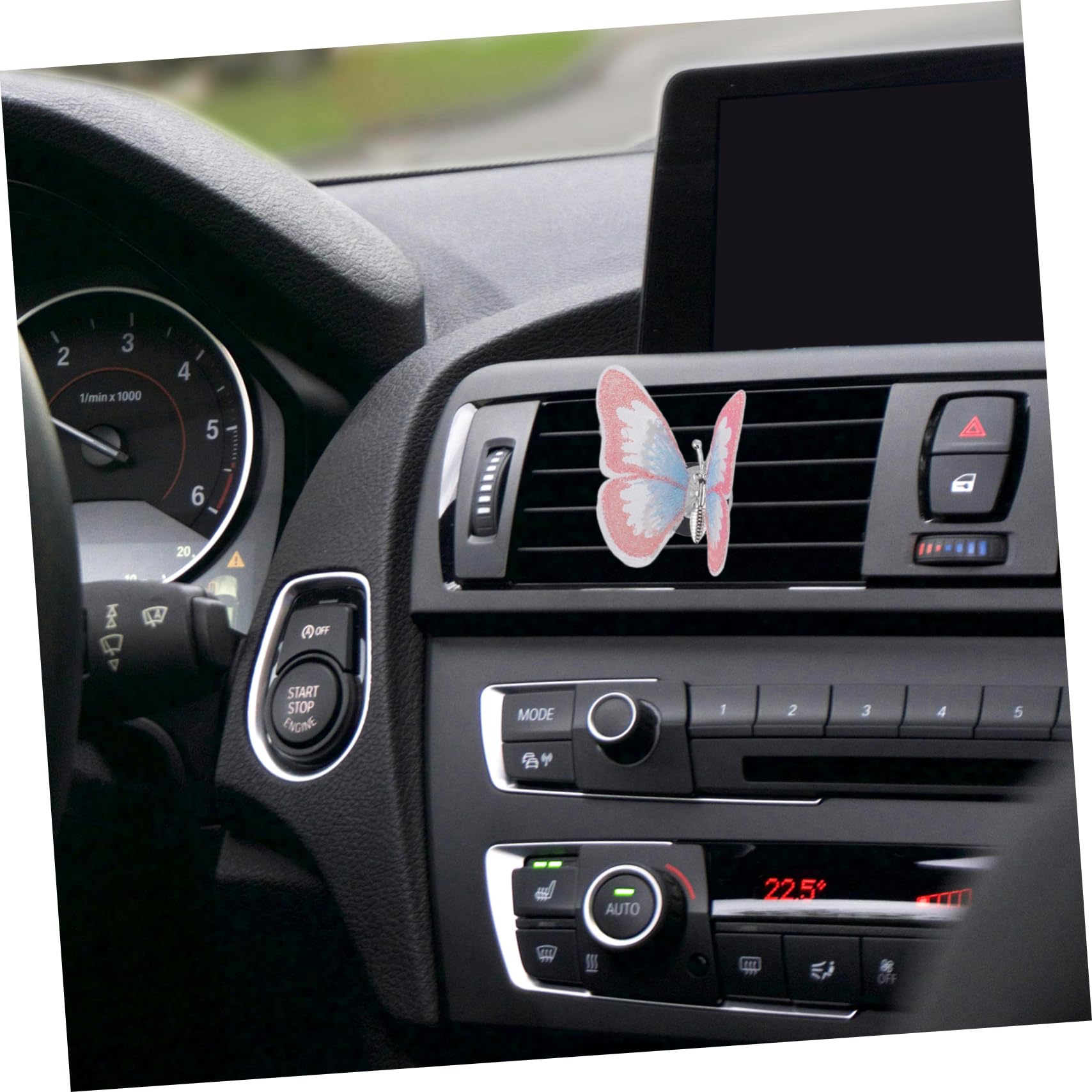 SOLUSTRE 24pezzi Clip Per Bocchette Per Auto Decorazioni e Profumatori Per Auto Set e Accogliente