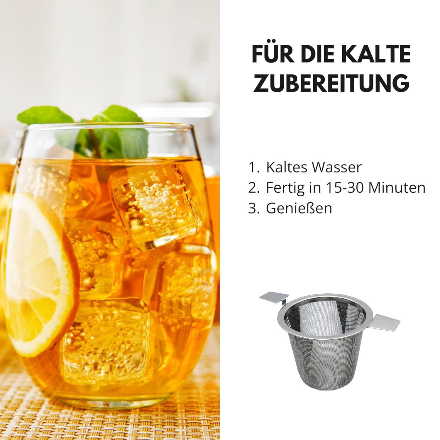 Kalter Tee zum Aufgieen | Grntee-Kaktus-Feige | Cold Tea - Zuckerfrei &  Kalorienfrei | Fruchtiger Kaltaufguss in 15 Minuten | Eistee - Erfrischend  und Fruchtig : Amazon.de: Lebensmittel & Getrnke