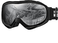 Vista 33 de OutdoorMaster OTG Gafas de esquí – Gafas sobre lentes para esquí y snowboard para hombres, mujeres y jóvenes – 100% de protección UV