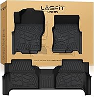 Vista 13 de LASFIT Alfombrillas para automóvil, para todo tipo de clima, elastómero termoplástico personalizable, fácil de limpiar, resistente, no se doblan