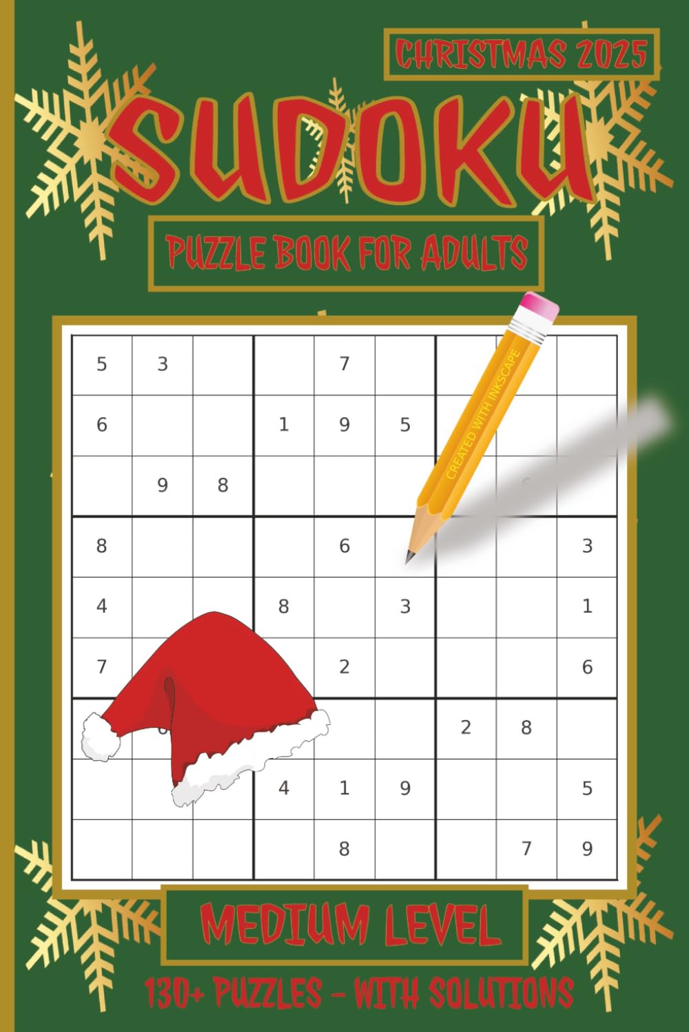 Sudoku Puzzle Book for Adults: Christmas 2025 Edition