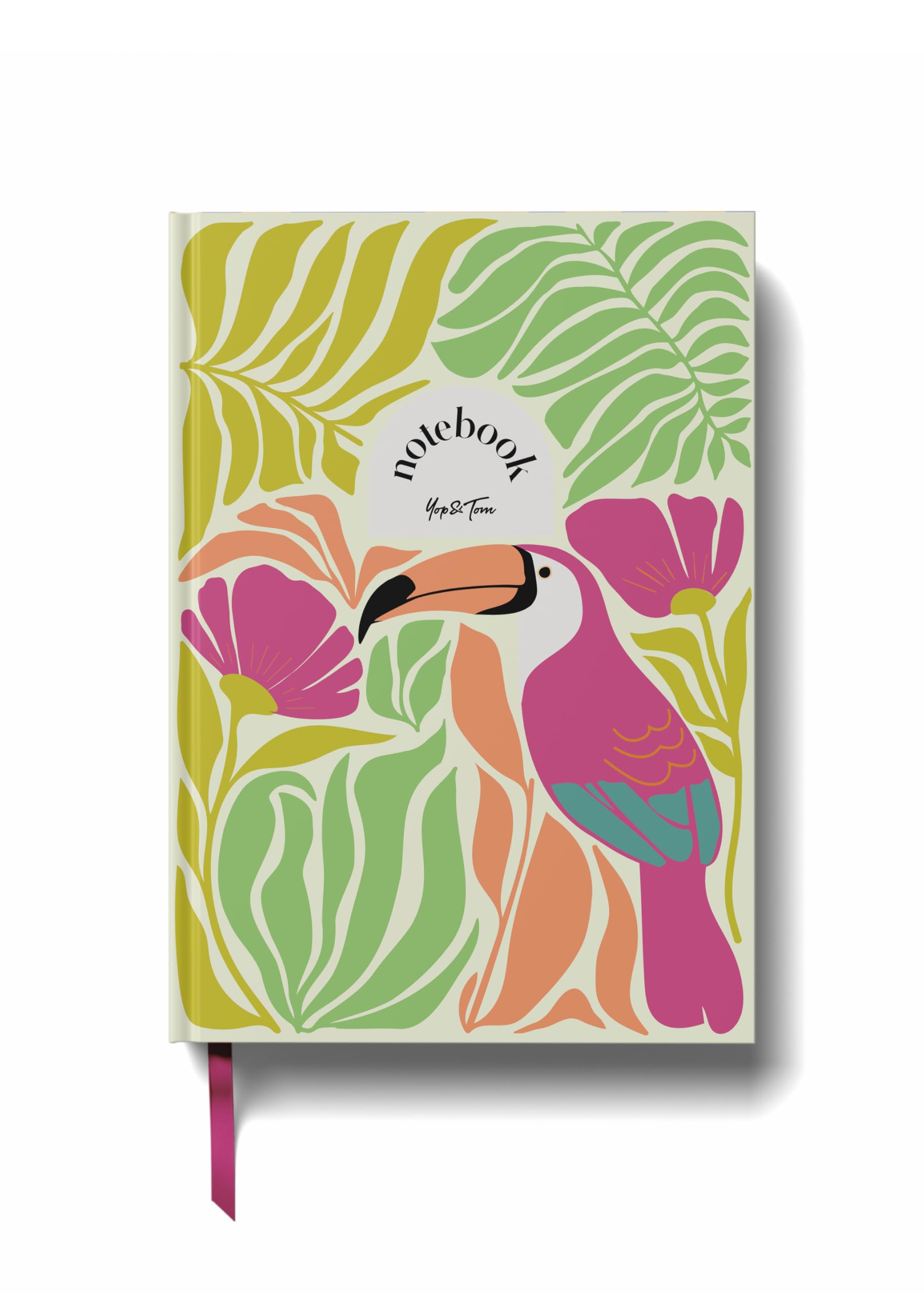 Carnet ligné A5 Yop & Tom Toucan | Cadeau idéal avec couverture rigide