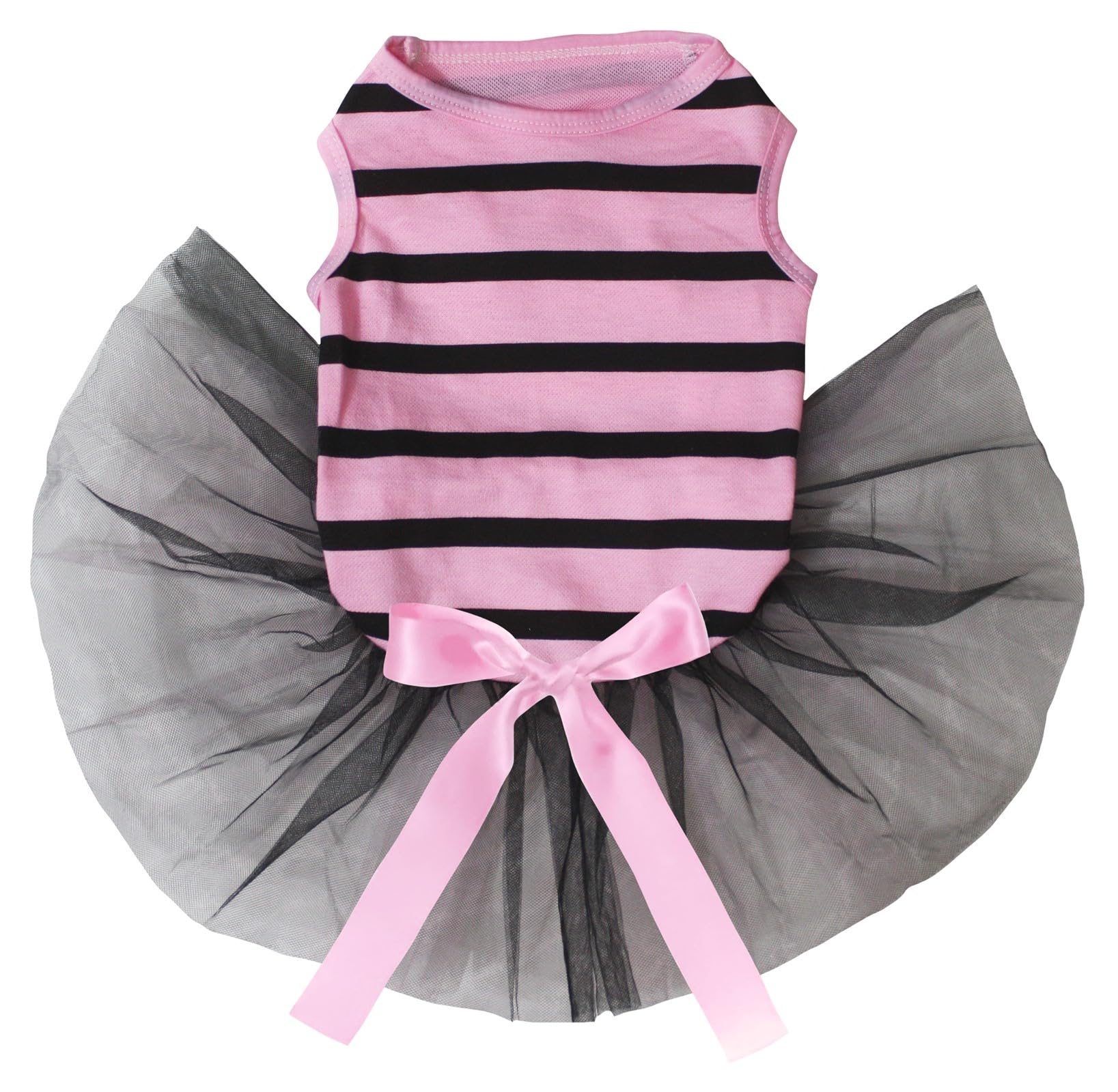 Robe pour chiot à rayures résolvant les frottements
