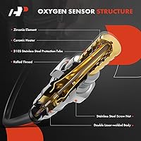 Vista 3 de A-Premium Sensor de oxígeno O2 compatible con Buick Enclave y Cadillac ATS, CT6, CTS, Escalade, XT5, XT6 y Chevrolet Blazer, Camaro, Colorado