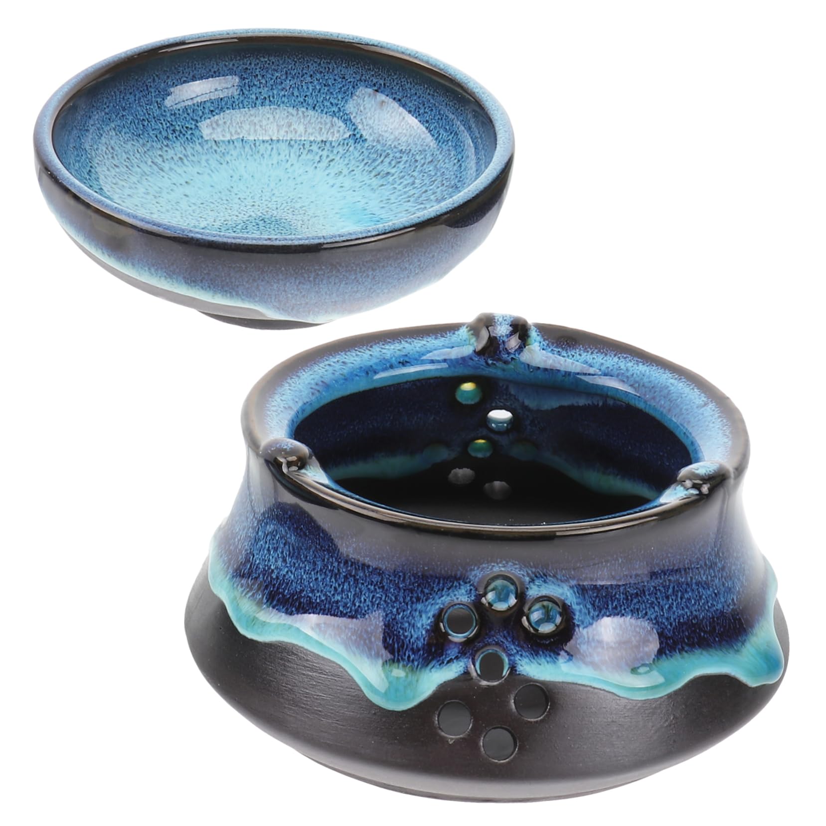 BIUDECO Japanese Tea Warmer Teapot Warmer Ceramic Tea Heater Teaware Accessories