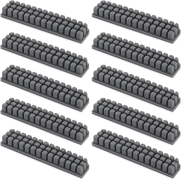 Nozzle Silicone Brush,10 PCS Bamboo Lab A1 mini Nozzle Silicone Brush & Heatbed Nozzle Wiper Replacement 3D Printer Cleaning Tool & Accessory Official Compatible Replacement Part Not for A1