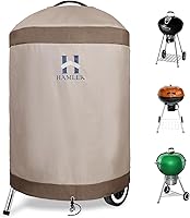 Vista 9 de HAMLER Funda para parrilla de 64 pulgadas, resistentes e impermeables, cubiertas de parrilla de gas para Weber Spirit, Weber Genesis, Char-Broil