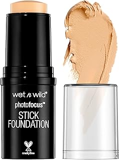 Wet n Wild Photo Focus Stick Matte Foundation Makeup, Soft Ivory