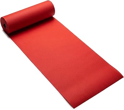 LEMONSODA Red Carpet Runner 2x15 Feet, Non Slip Indoor Runner Rug, Red | Flat Woven Polypropylene with Suede Backing, Reusable Walkway Carpet Rug for Party, Wedding Aisle & Hollywood Event Floor