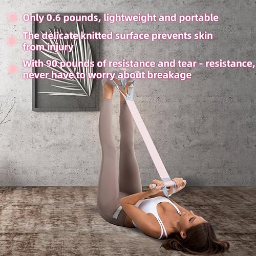 Miniatura 2 de Juego de cuerdas de tensión multifuncionales asistencia para sentarse, equipo de fitness de punto para estiramiento abdominalcinturabrazopiernas y