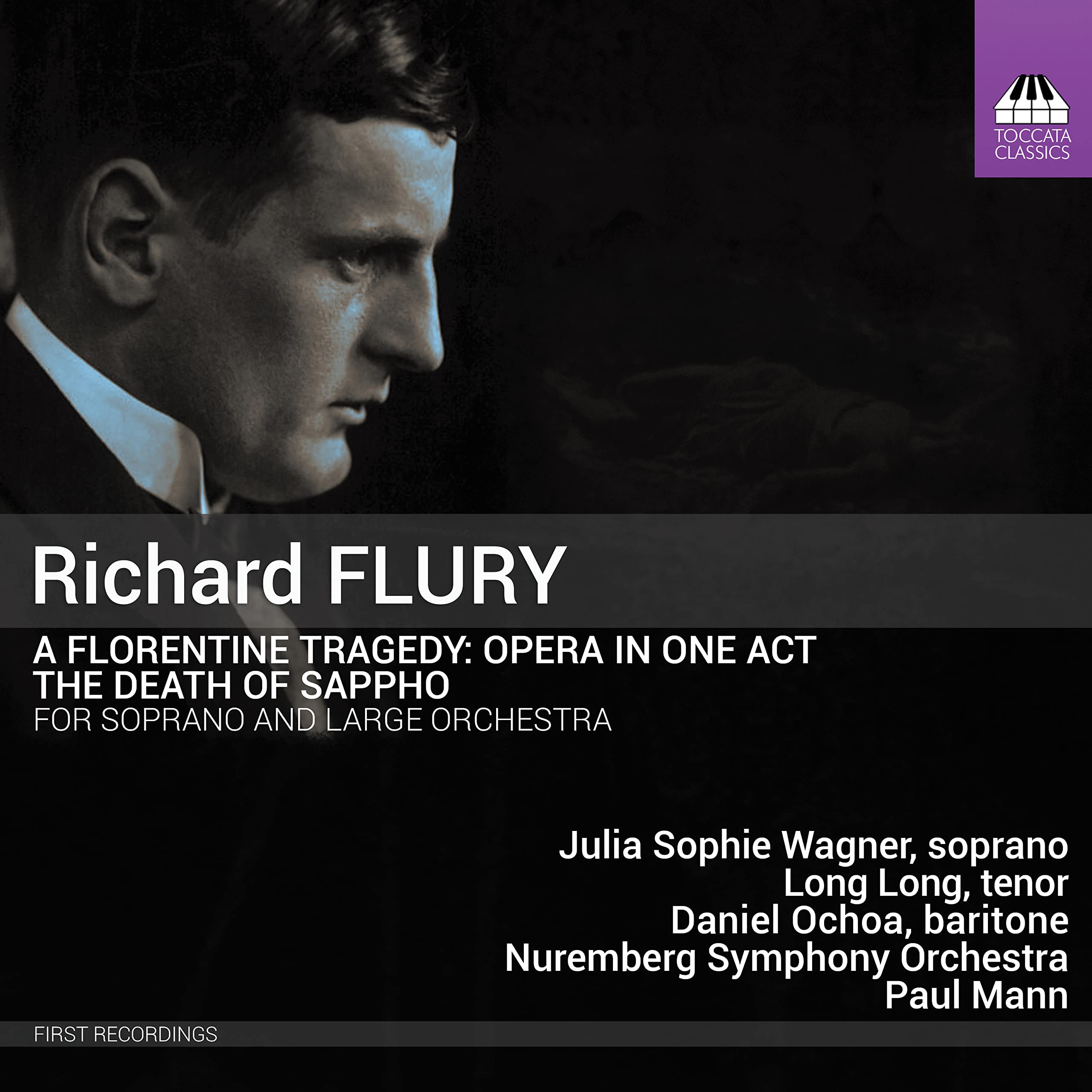 Richard Flury: A Florentine Tragedy: Opera In One Act; The Death Of Sappho CD
