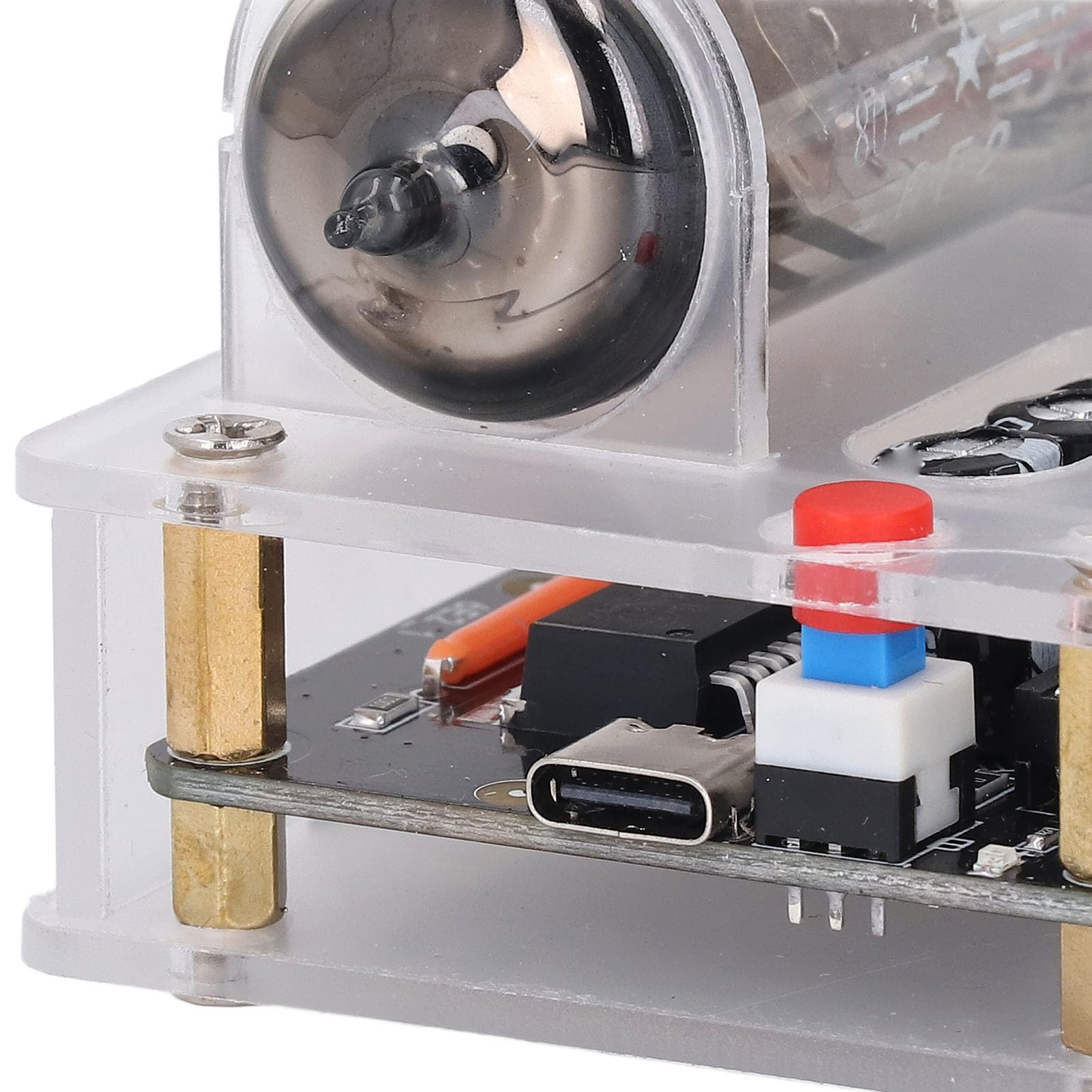Wskaźnik poziomu dźwięku w lampie elektronicznej 6E2 z wbudowanym wzmacniaczem i obwodem napędu żarnika 6,3 V — płyta sterownicza miernika VU dla akcesoriów sprzętu audio