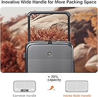 Amazon.com | Hanke Hardside Medium Checked luggage Aluminum Frame