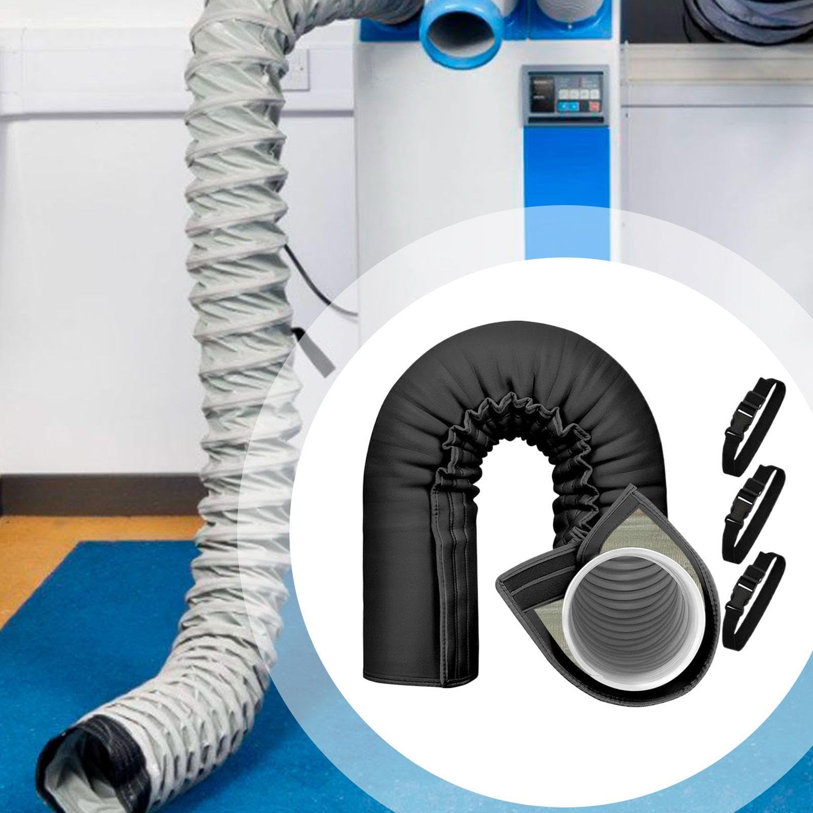 Gaine d'isolation pour tuyau de clim | Manchon isolant pour tube d'évacuation économie d'énergie,Gaine isolée pour climatiseur mobile,Pour dortoir intérieur, hôtel,