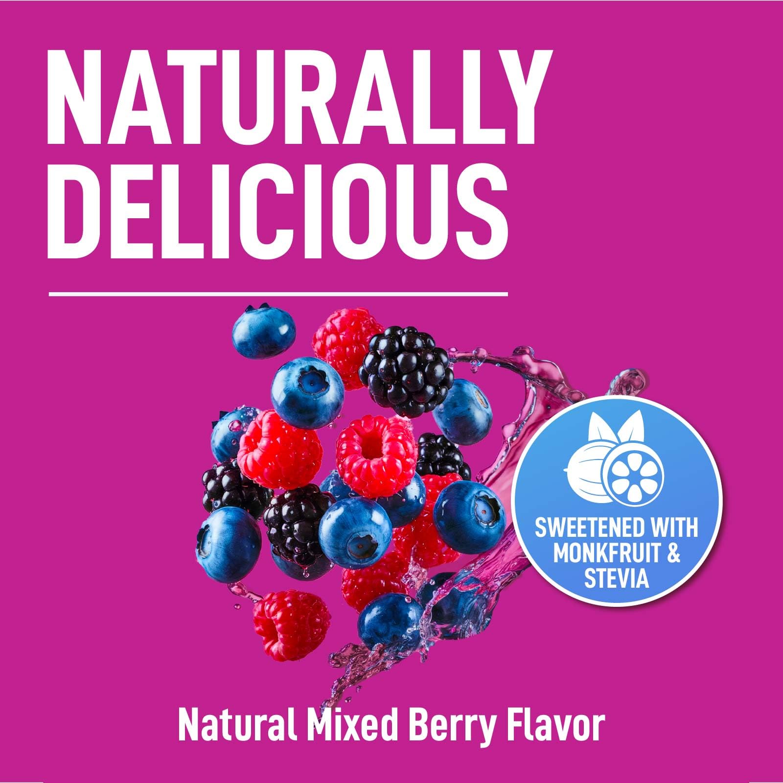 Keppi Electrolytes Powder – Mixed Berry, Zero Sugar, 12.5 oz Tub - Zero Calorie Hydration Mix Packed with Potassium, Magnesium, and Essential Trace Minerals. Daily Electrolyte Support — Amazon image 2