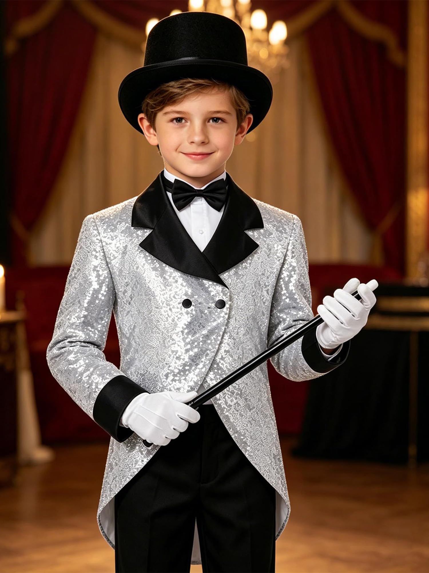 Kinder Modern Smoking Bling Bling Geknöpft Hochzeitsanzug Kinderanzug Hochzeit Hochzeitsoutfit Festanzug Taufanzug Geburtstag