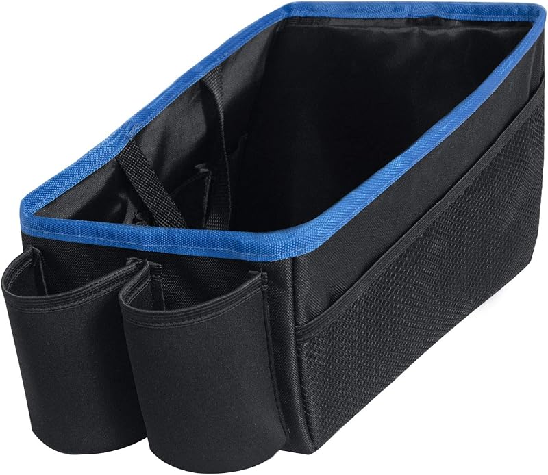 Organizador para Encosto de Banco FH Group E-Z Travel com Porta-Copos Azul