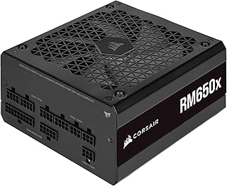 Fonte Corsair RM650x - 650W, 80 Plus Gold, Modular, Preto - CP-9020198-NA