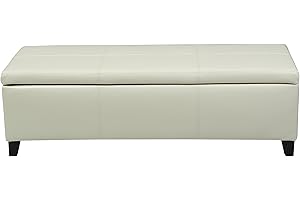 Christopher Knight Home Glouster PU Leather Long Storage Ottoman Bench