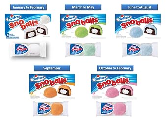 Hostess Snoballs, 3.5 Ounce (Pack of 6)