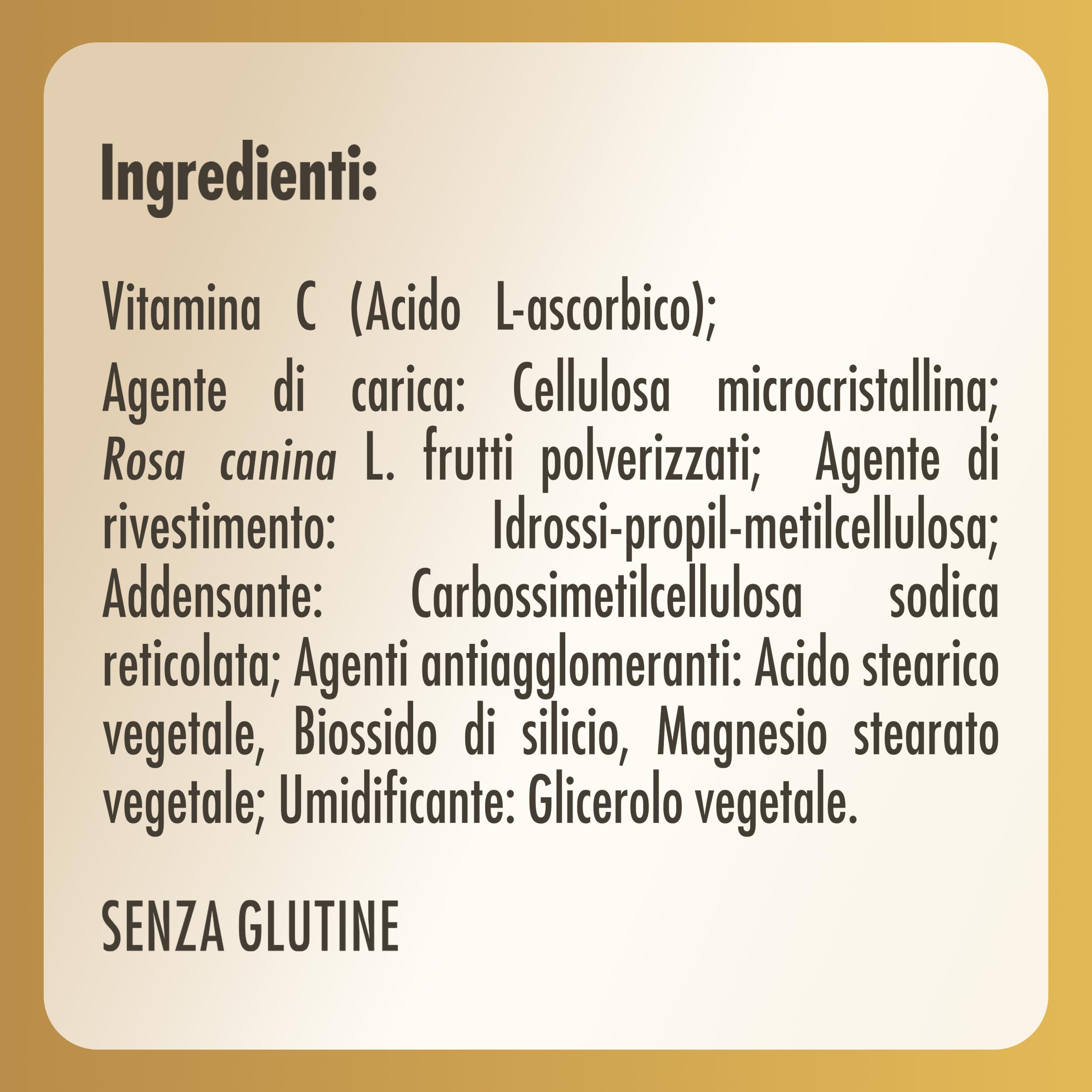 Solgar ROSE VITA C 1000 – Vitamina C 1000 mg con Rosa canina, 100 tavolette