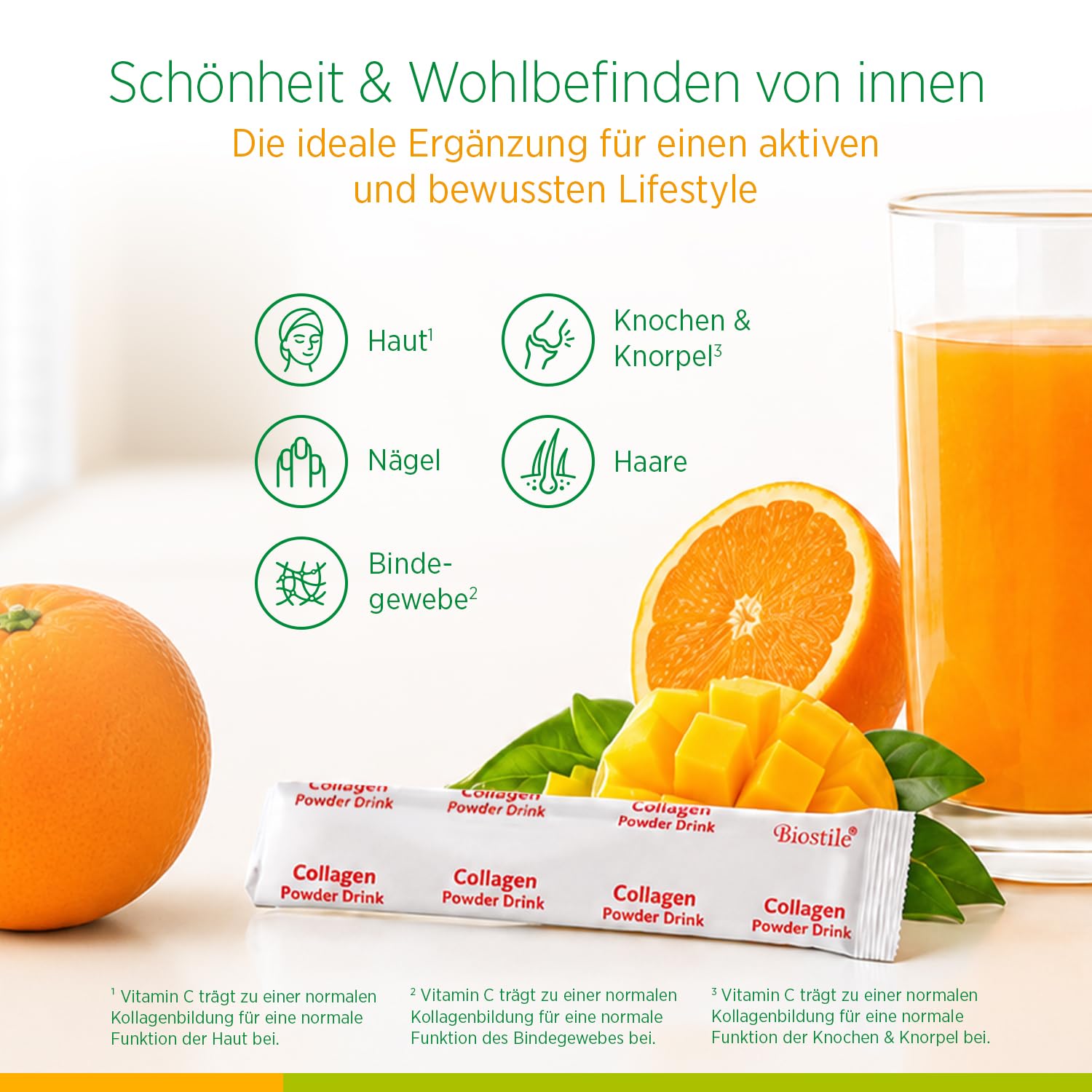Collagen Powder Blend mit Hyaluronsäure – 30 Beutel mit 8600 mg hydrolysiertem Kollagen, Hyaluronsäure, Vitamin C, Curcumin und Shilajit für Haut, Gelenke und Knochen