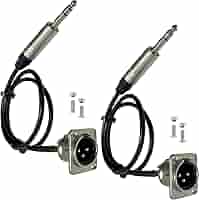 1U パッチパネル（HDMI、XLR、RJ45、TRS） Amazon.co.jp: DIYTECHプレミアムXLRパススルーケーブル、はんだ