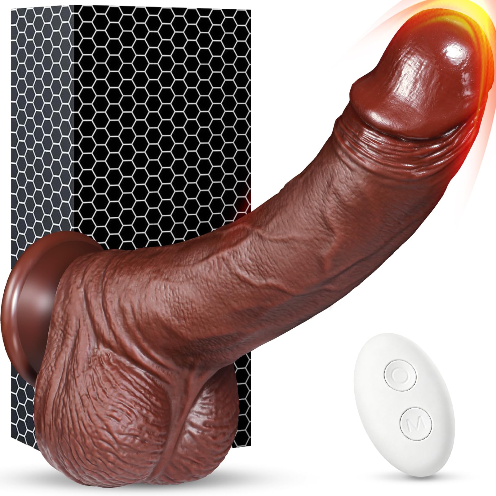 Amazon.com: 8 Inch Brown Thrusting Dildo with 3 Pulsation Thrusting & 5  Vibration Modes, Heated Design with Silicone Suction Cup Base for Versatile  Vaginal and Anal Use – Adult Sex Toy : Health & Household