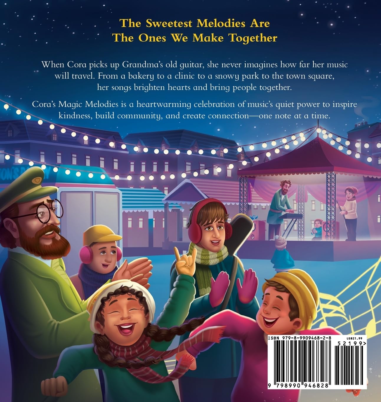 Cora's Magic Melodies: A Children's Book About Music, Kindness, and Community (Cora Can Collection)      Hardcover – August 26, 2025