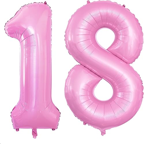 Miniatura 81 de GOER Globos con el número 40 para decoraciones de fiesta de cumpleaños número 40, globos de helio de aluminio jumbo de 42 pulgadas para 40