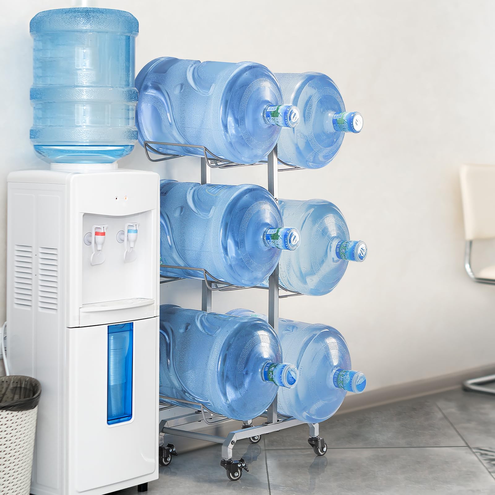 Snapklik.com : BTY Water Bottle Holder 5 Gallon Water Cooler Jug Rack ...