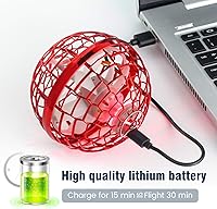 Vista 5 de MERRYHOME Juguetes de bola voladora para niños Grils: 2026 Fly Orb Cosmic Globe Boomerang Hover Ball, mini dron de mano, juguete volador giratorio