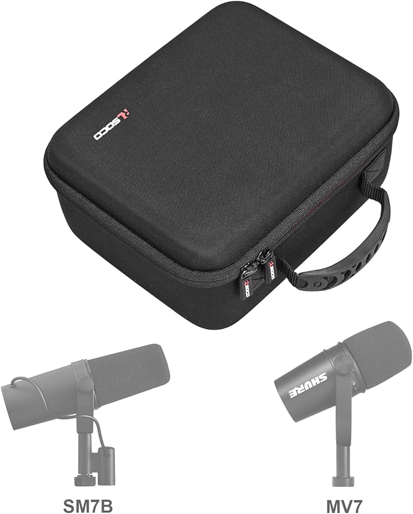Amazon.com: RLSOCO Hard Case Compatible With Shure MV7+ / MV7X