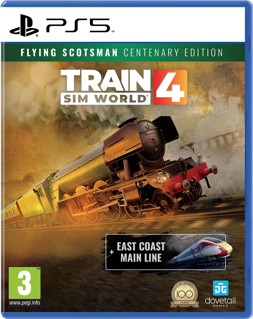Train Sim World 4 Centenary Edt (incl Flying Scotsman) (PlayStation 5)