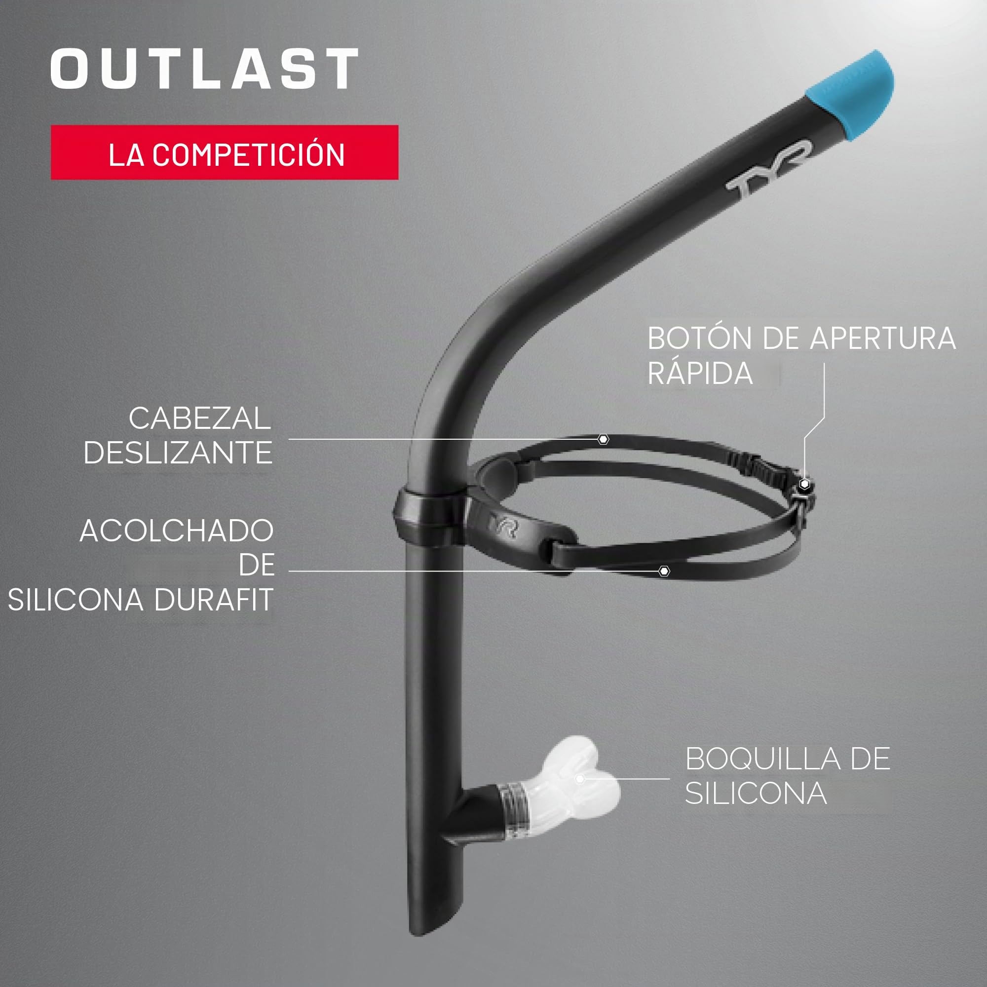 TYR 2.0 Ultralite – Tubo de Buceo