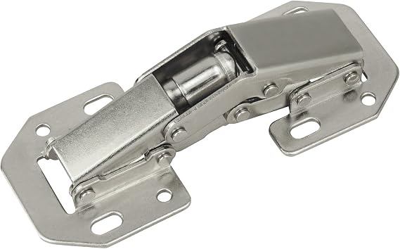 Rok Hardware Non-Mortise 90 Degree Concealed Self Close Easy to Install Steel Cabinet Door Hinge ROKNM90 (20 Pack)