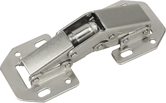 Rok Hardware Non-Mortise 90 Degree Concealed Self Close Easy to Install Steel Cabinet Door Hinge ROKNM90 (20 Pack)