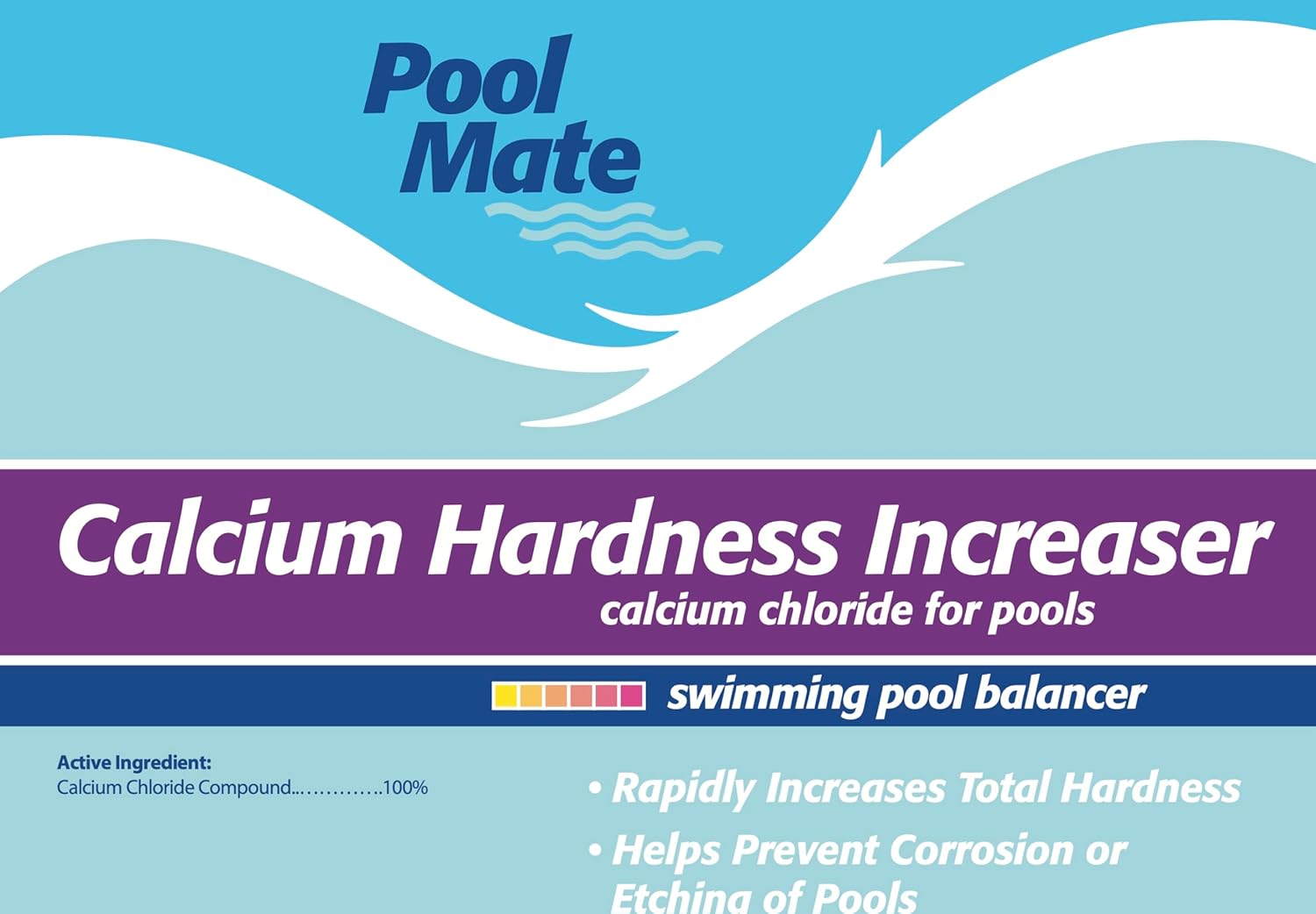Pool Mate 25-Pounds Premium Calcium Hardness Increaser for Pools, 100% Calcium Chloride