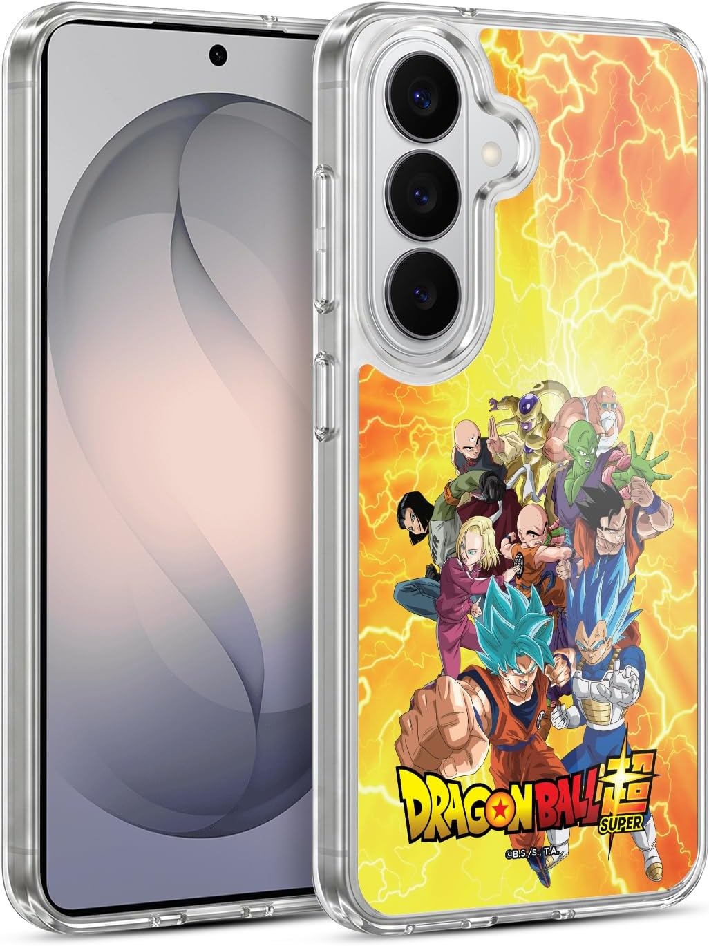 Head Case Designs Officially Licensed Dragon Ball Super Group Universe Survival Arc Gel Case [Military Grade Protection] Compatible with Samsung Galaxy A06 4G / 5G