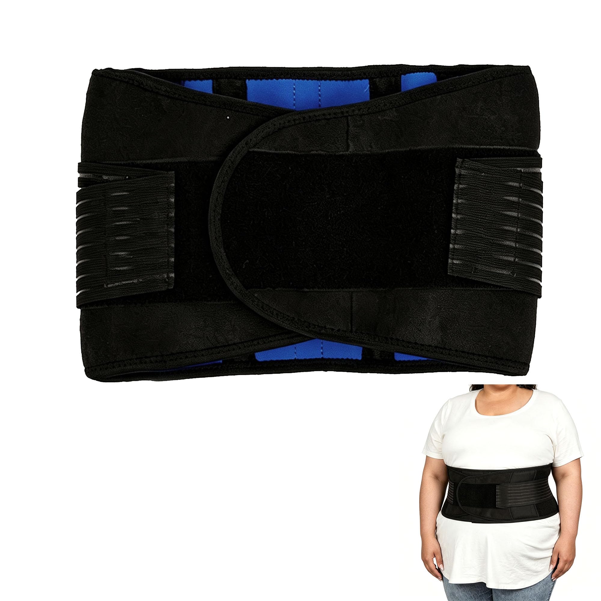 1 cintura lombare grande 5XL 140-153 cm 4 aste lombari
