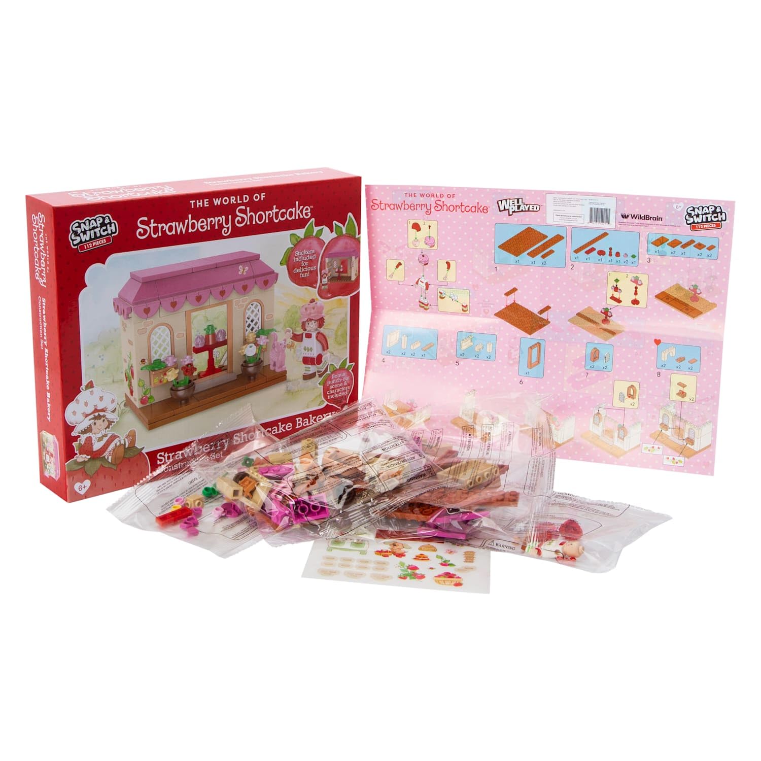 Amazon.com: Snap & Switch Strawberry Shortcake Bakery Set