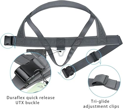 Vista 16 de EXCELLENT ELITE SPANKER Arnés sin tirones para perro, acolchado, chaleco de patrulla militar, de nailon ajustable, arnés para perros pequeños